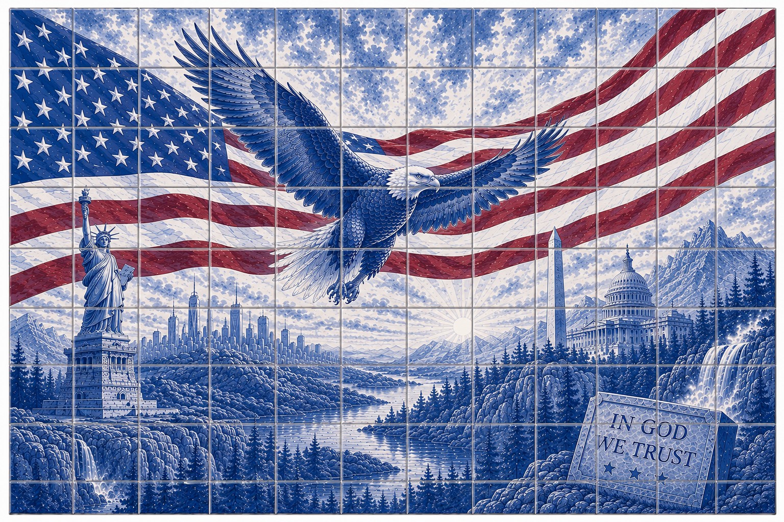 Portuguese Tile Handpainted Murals