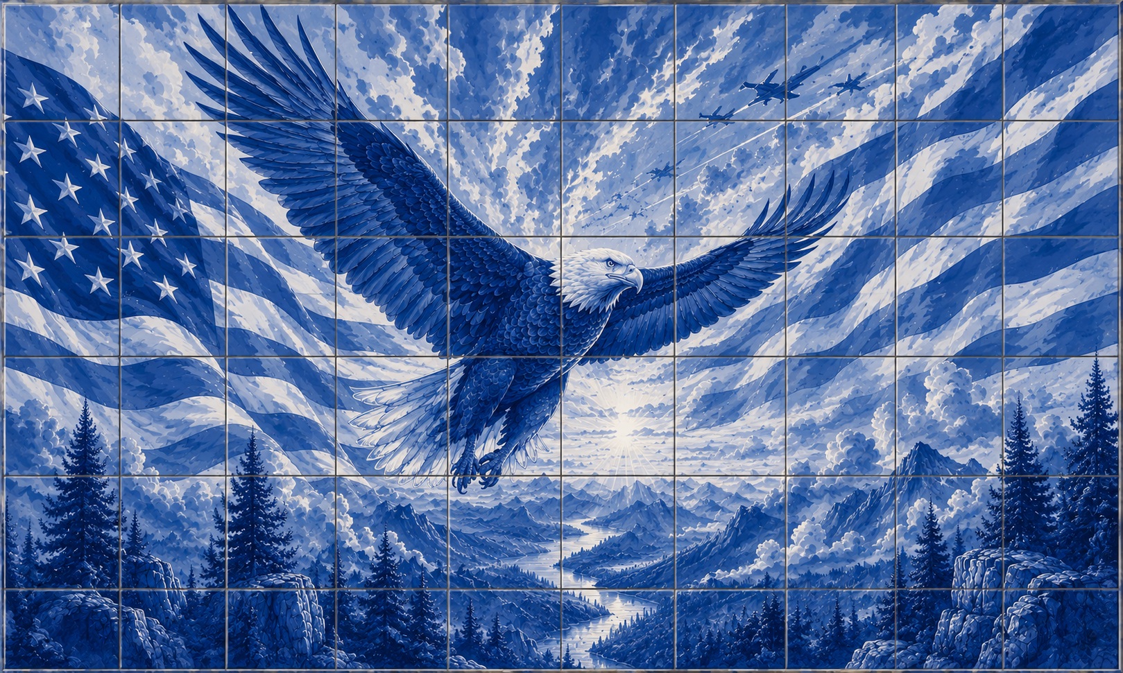 Portuguese Tile Handpainted Murals