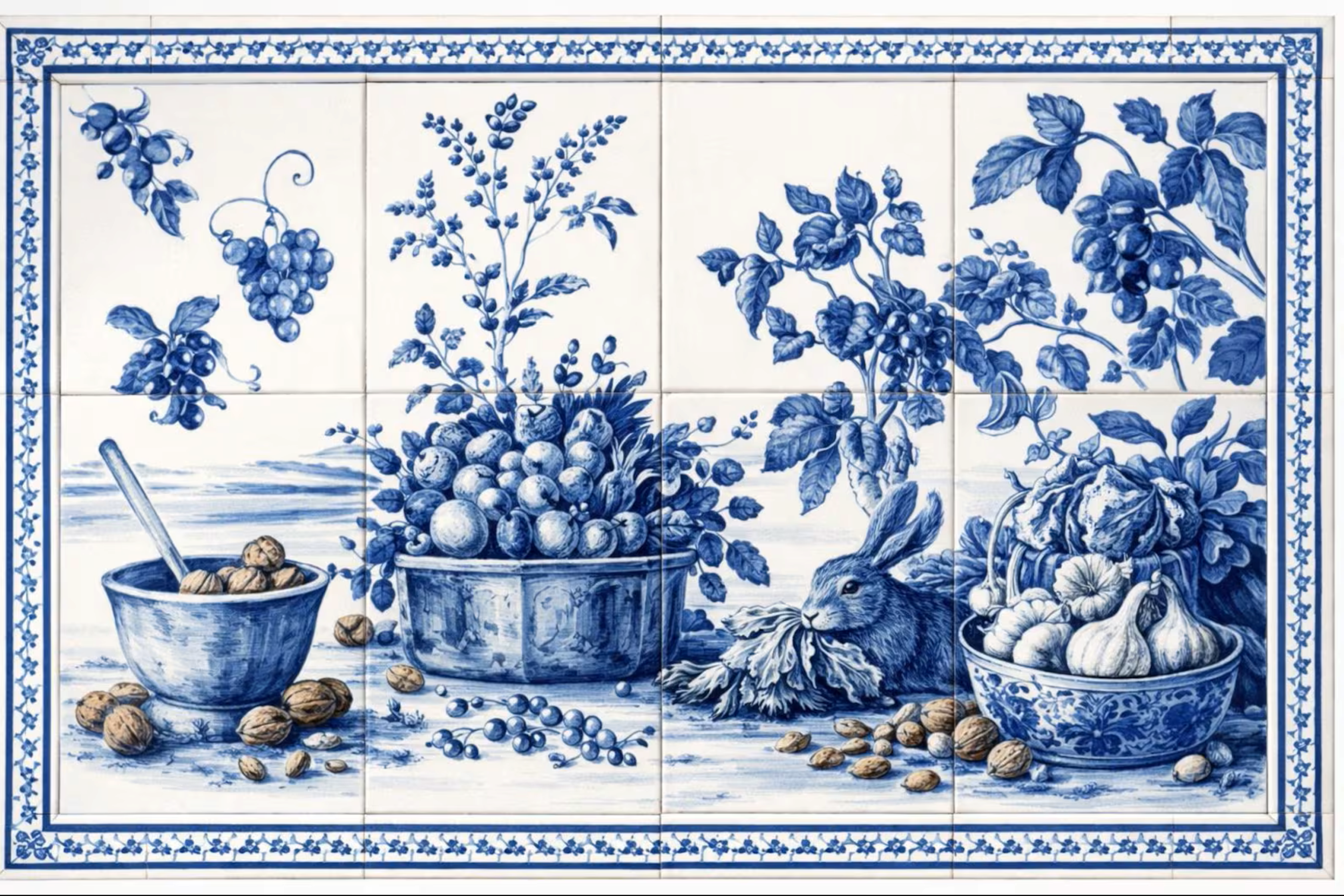 Portuguese Tile Handpainted Murals